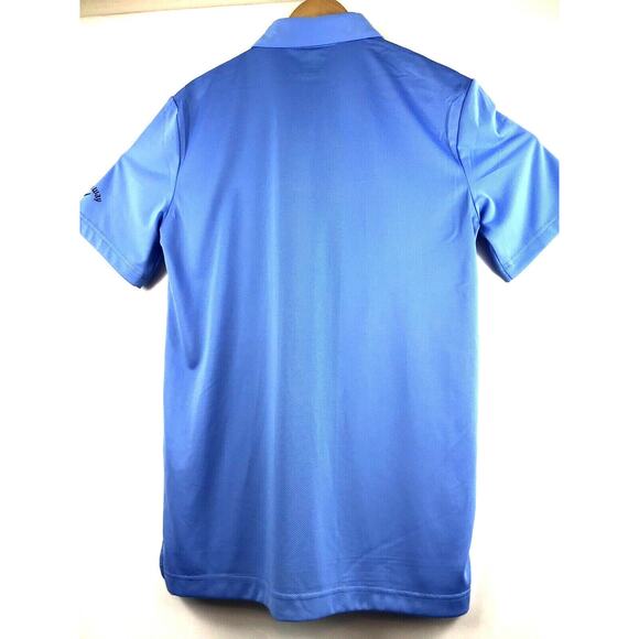 Callaway Mens Small Opti-Dri Marina Blue Stripe SS Golf Polo Size Small $70 - Picture 6 of 6